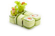 Fresh cucumber roll with crab