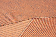 Red roof tiles