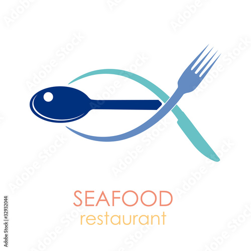 Vektor: Logo seafood restaurant # Vector Logo seafood restaurant # Vector
