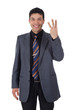 Attractive Nepalese businessman, fingers