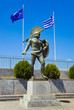 Statue of king Leonidas in Sparta, Greece