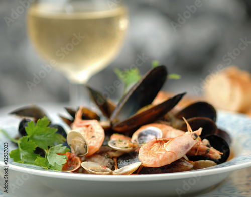 Foto: Seafood soup - Zuppa di frutti di mare Seafood soup - Zuppa di frutti di mare