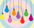 Vector: Bulb color Bulb color