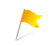 Vektor: Gelb Kennzeichen Flagge Gelb Kennzeichen Flagge