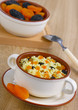 Millet porridge with dried fruit