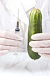 Cucumber and syringe