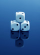three dice