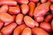 Pile of fresh red potatoes in a market Pile of fresh red potatoes in a market