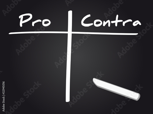 Illustration: Pro & Contra Pro & Contra