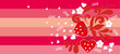 Vector illustration. Valentine background