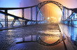 Beautiful view of the old town bridge at night