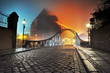 Beautiful view of the old town bridge at night