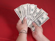 Dollars on red