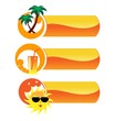 summer vector icons.