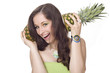 cuffie con ananas