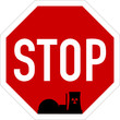 Vector: Atomkraft - Stoppschild Atomkraft - Stoppschild