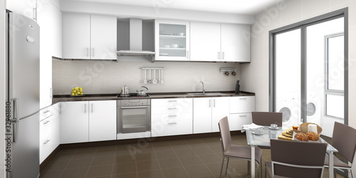 Photo: Kitchen interior Kitchen interior