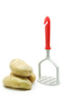 potato with masher