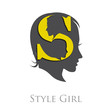 Logo stylist, hairdresser # Vector