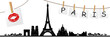 Paris mit Kussmund