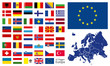 Europa Flaggen Fahnen Set Buttons Icons Sprachen 9 Europa Flaggen Fahnen Set Buttons Icons Sprachen 9