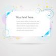 Fresh summer banner card template background in vector