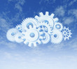 Illustration: Cloud computing symbol Cloud computing symbol