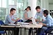 Photo: Disable office worker and colleagues Disable office worker and colleagues