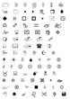 90 black icons