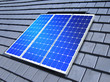 solar-cell array on roof