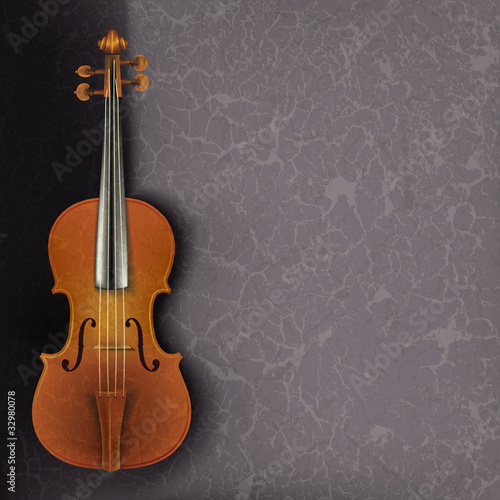 Vector: abstract grunge music background with violin abstract grunge music background with violin