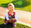 ����: Cute baby girl playing � Anna Omelchenko #32981024