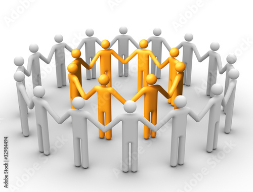 Illustration: Group of People Group of People