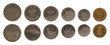Croatian Coins Isolated on White