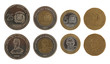 Dominican Coins Isolated on White