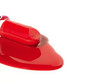 Lipsticks on red liquid . Lipsticks on red liquid .