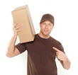 postbote ups versand handel kurierdienst