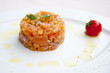 Tartare de saumon au melon
