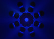 Abstract underwater spheres.