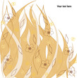 Vector floral greeting card Vector floral greeting card