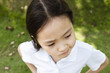 Photo: portrait of little girl, high angle view portrait of little girl, high angle view