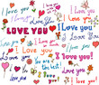 I love you! set