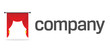 Red curtain logo