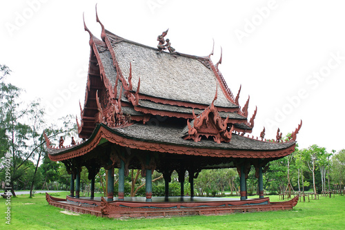 Photo: Traditional Thai wooden house (Sala Thai) Traditional Thai wooden house (Sala Thai)