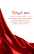 red satin fabric