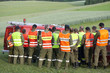 Befehlsausgabe bei der Feuerwehr