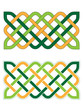 Celtic Knot (3x6) (Irish design pattern silhouette colour) Celtic Knot (3x6) (Irish design pattern silhouette colour)