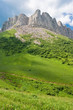 Beautiful Caucasian mountains. Mount Acheshbok