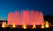 Montjuic magic fountain in Barcelona Montjuic magic fountain in Barcelona