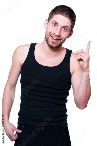 Foto: Mann mit einer super Idee Mann mit einer super Idee